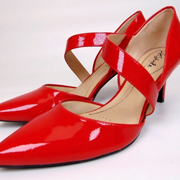 LifeStride Women's Suki Pump Color Fire Red Size 6.5 Style - Picture 1 of 10